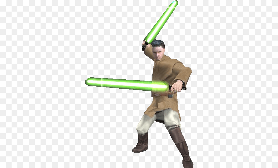 Jedi Padawan Battlefront Star Wars Battlefront 2 Jedi Padawan, Sword, Weapon, Adult, Male Free Png