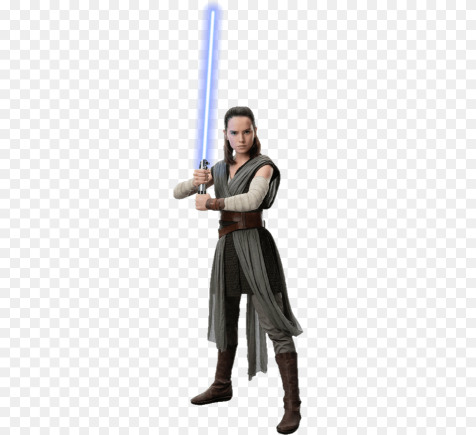 Jedi Rey Star Wars, Clothing, Costume, Weapon, Sword Free Transparent Png