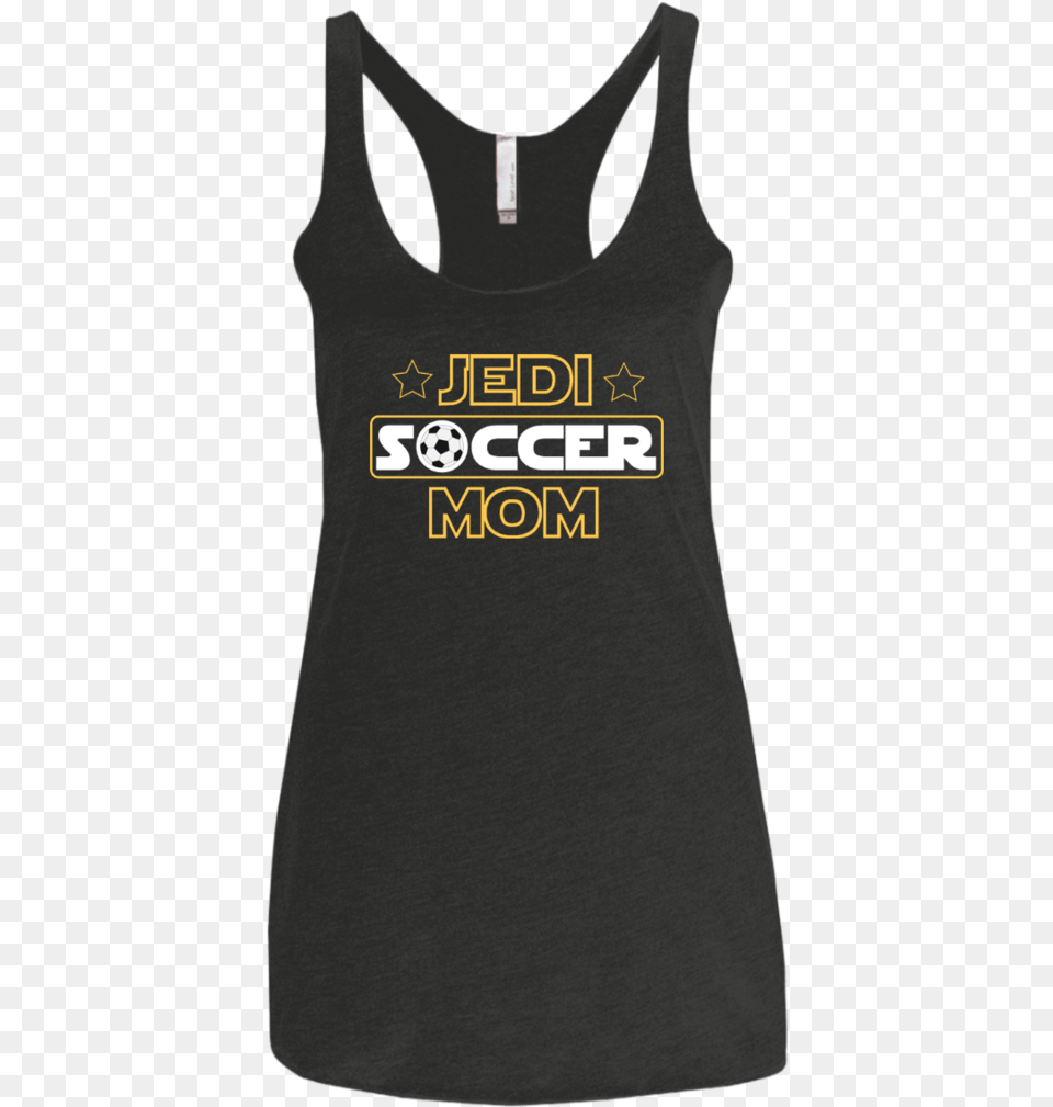 Jedi Soccer Mom Active Tank, Clothing, Tank Top, T-shirt, Person Png