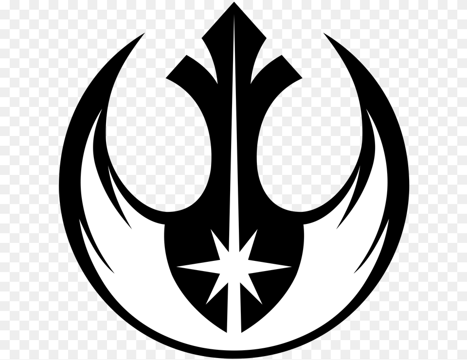 Jedi Symbol Star Wars Posted Jedi Star Wars Rebel Symbol, Emblem, Astronomy, Moon, Nature Png Image