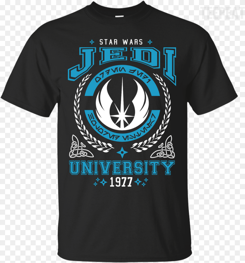 Jedi University Tee Apparel Teepeat Jedi, Clothing, T-shirt, Shirt Free Transparent Png
