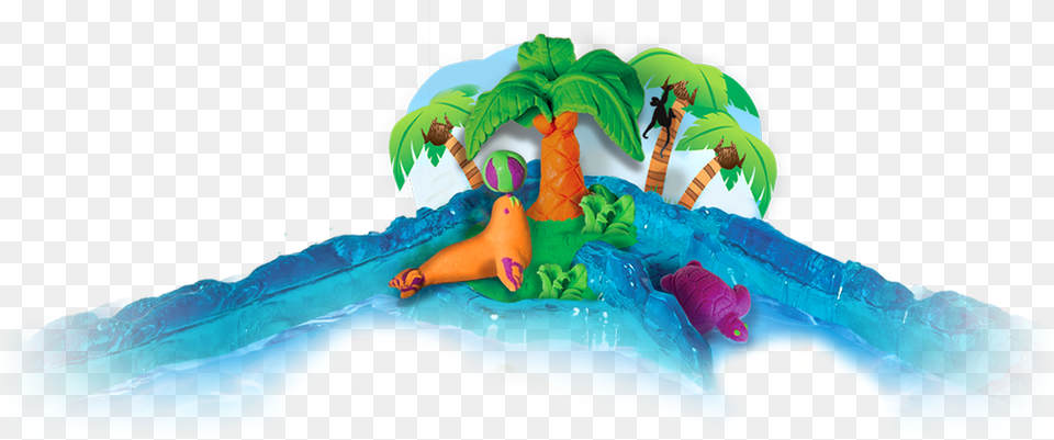 Jedin Kinetic Sand Float Paradise Island Blue, Outdoors, Water, Nature, Animal Png