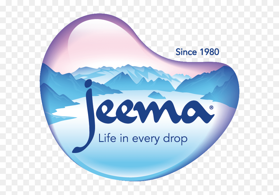Jeema Water Logo, Ice, Nature, Outdoors, Advertisement Free Png