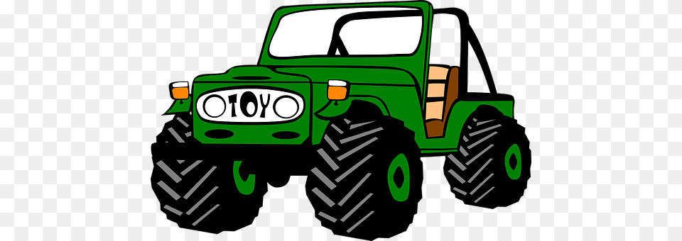 Jeep Tractor, Transportation, Vehicle, Bulldozer Free Png