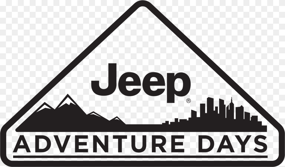 Jeep Adventure Days Logo, Triangle, Sign, Symbol, Scoreboard Free Png