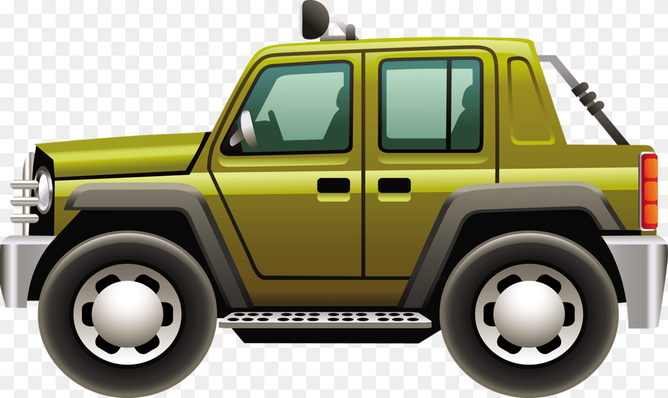 Jeep Clipart File Cartoon Jeep, Pickup Truck, Transportation, Truck, Vehicle Free Png