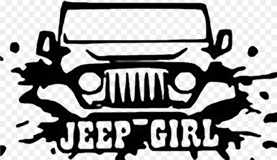 Jeep Decal Jeep Girl Decal, Stencil, Car, Transportation, Vehicle Png