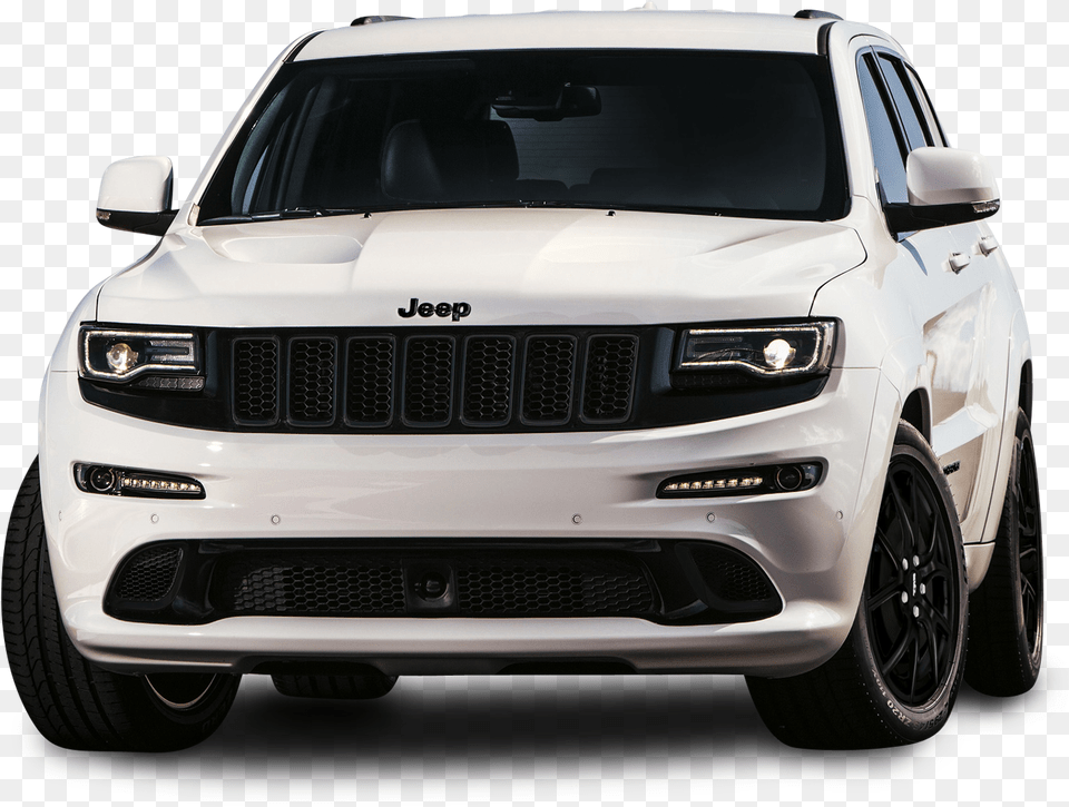 Jeep Grand Cherokee Srt White Car Image 2020 Jeep Cherokee Trailhawk, Vehicle, Transportation, Suv, Wheel Free Png Download