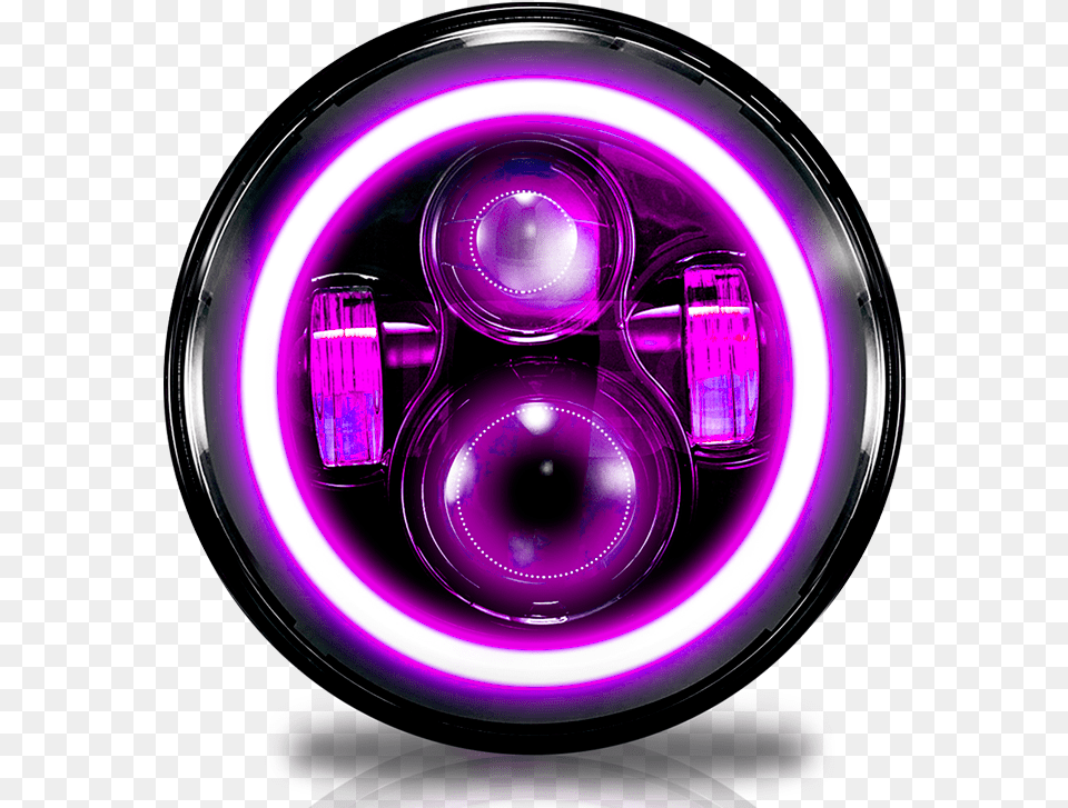 Jeep Head Light, Lighting, Purple, Sphere, Neon Png Image
