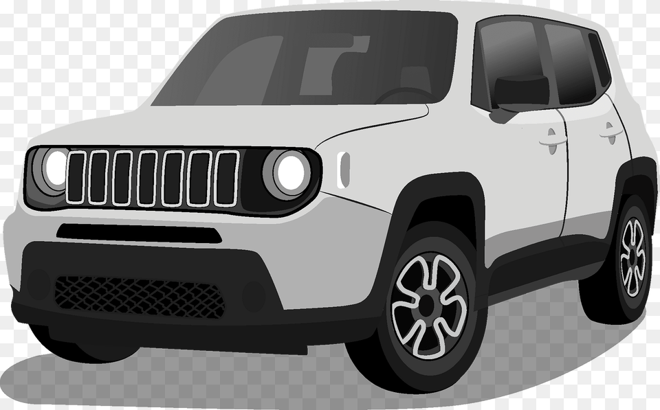 Jeep Renegade Clipart, Car, Suv, Transportation, Vehicle Png