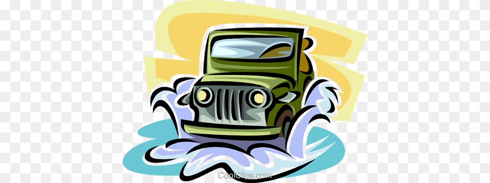 Jeep Royalty Vector Clip Art Illustration, Car, Transportation, Vehicle, Pickup Truck Free Transparent Png