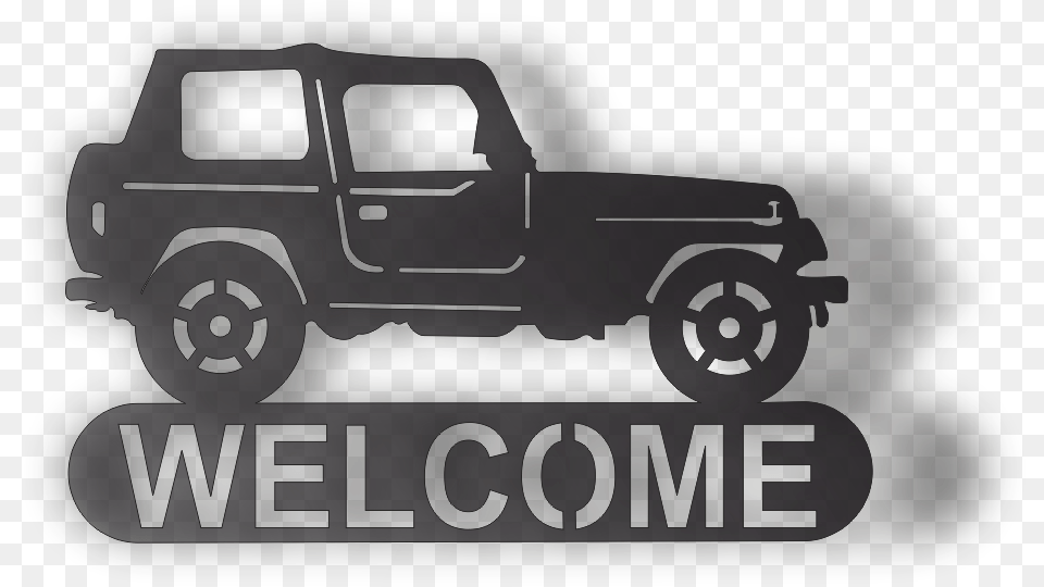 Jeep Welcome Dxf Files For Cnc Router Cnc Files Jeep, Pickup Truck, Transportation, Truck, Vehicle Png Image