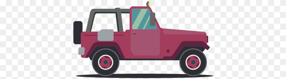 Jeep Wheel Vehicle Car Body Flat Jeep Vector Image, Pickup Truck, Transportation, Truck, Bulldozer Free Png