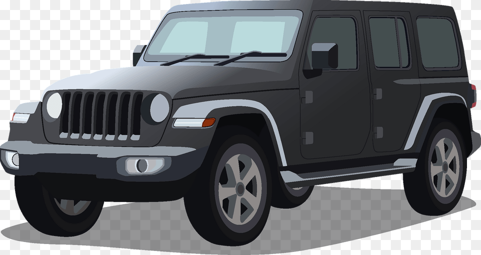 Jeep Wrangler Clipart, Car, Transportation, Vehicle, Machine Free Transparent Png