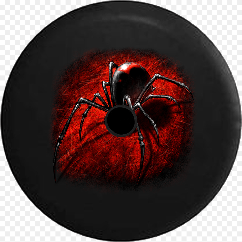 Jeep Wrangler Jl Backup Camera Day Black Widow Spider Black Widow Spider Stickers And Decals, Animal, Invertebrate, Insect, Bowling Free Transparent Png