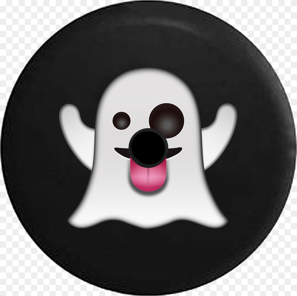 Jeep Wrangler Jl Backup Camera Day Ghost Text Emoji Ghost Emoji Black Background, Home Decor, Cushion, Disk Png Image