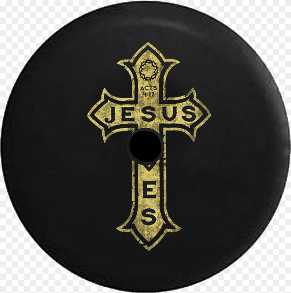 Jeep Wrangler Jl Backup Camera Jesus Saves Holy Cross Crest, Symbol, Disk Png Image