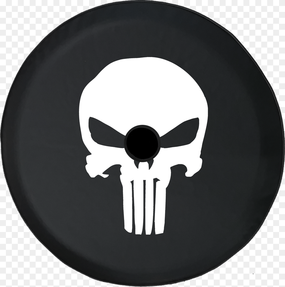Jeep Wrangler Jl Backup Camera Punisher Skull A101 Punisher Skull, Plate, Symbol Free Png