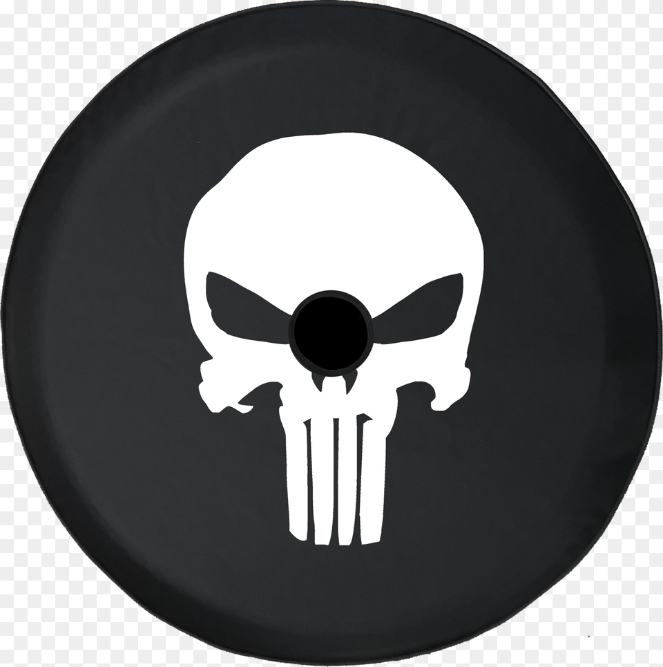 Jeep Wrangler Jl Backup Camera Punisher Skull A101 Punisher Skull, Plate, Symbol Free Transparent Png