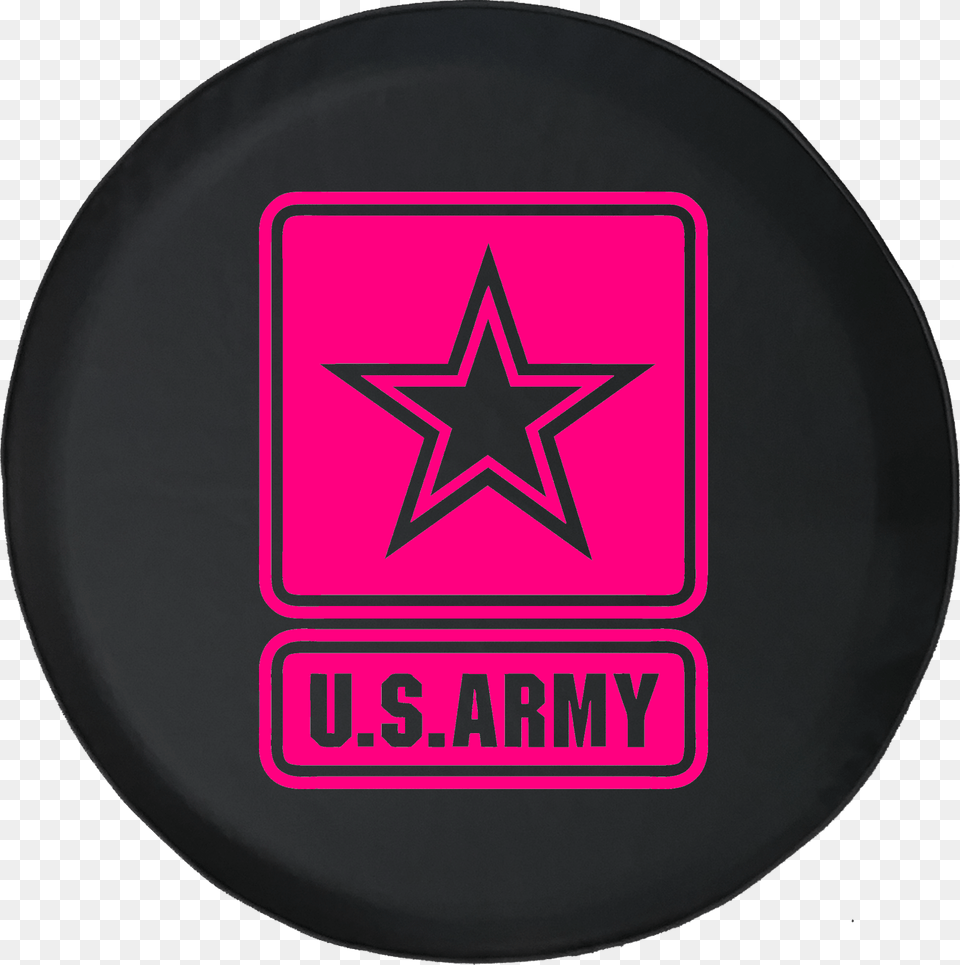 Jeep Wrangler Spare Tire Cover With Army Star Dallas Cowboys Star, Symbol, Frisbee, Toy Png