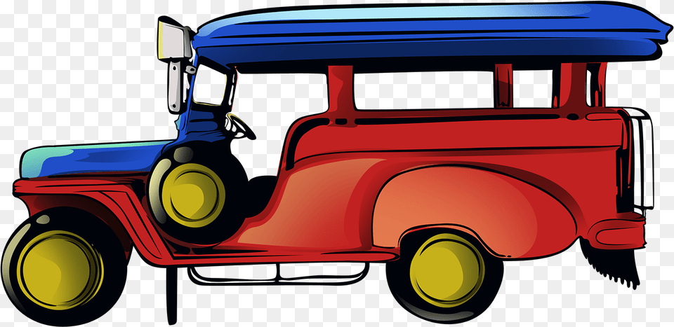 Jeepney Drawing Cute Transparent Clipart Jeepney Clipart, Car, Transportation, Vehicle, Machine Free Png Download