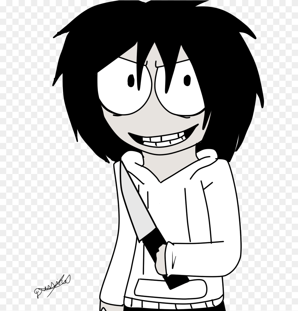 Jeff By Ask Teh Cartoon Jeff The Killer, Book, Comics, Publication, Baby Png Image
