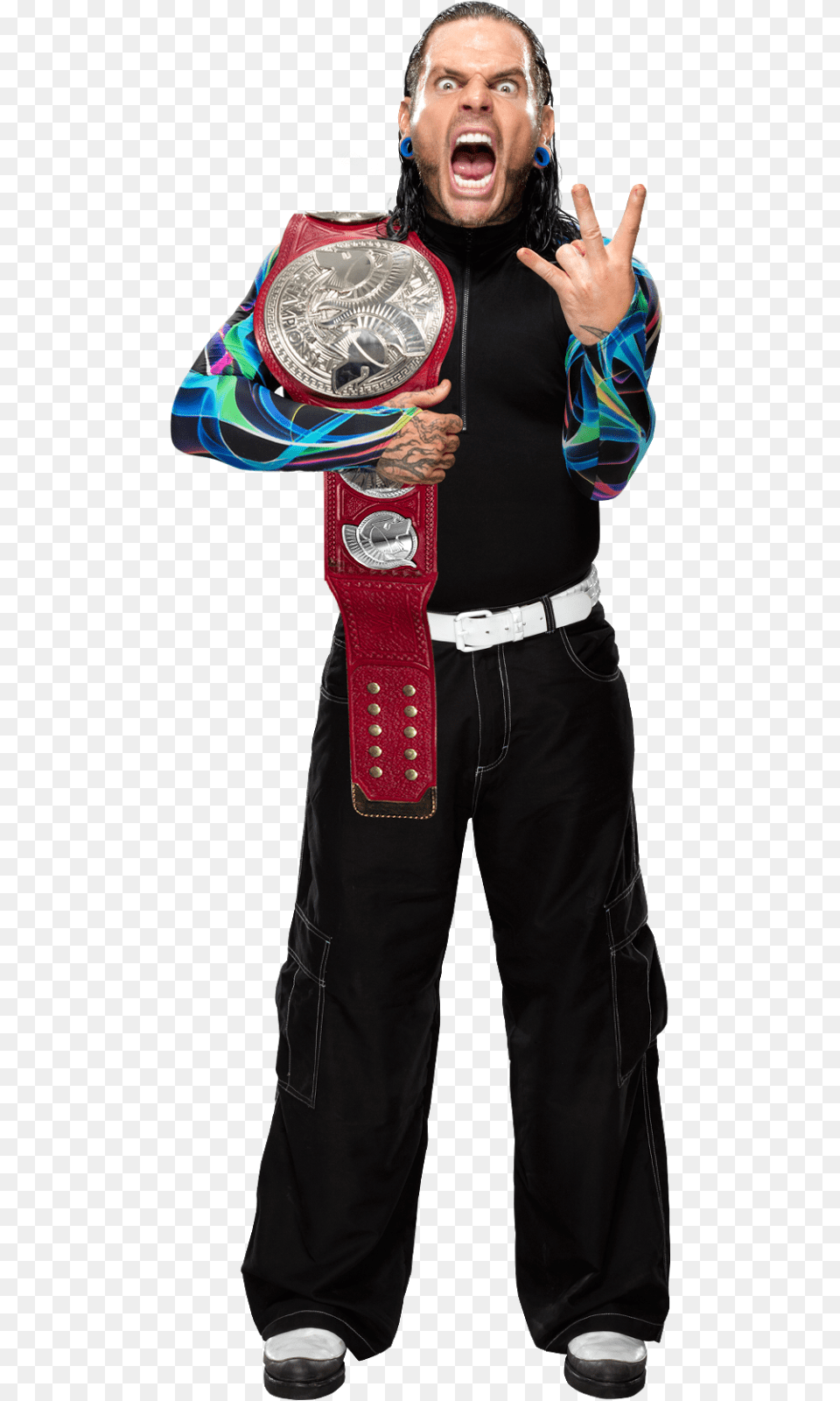 Jeff Hardy Raw Tag Team Champion Jeff Hardy Raw Tag Team Champion, Hand, Body Part, Person, Finger Png