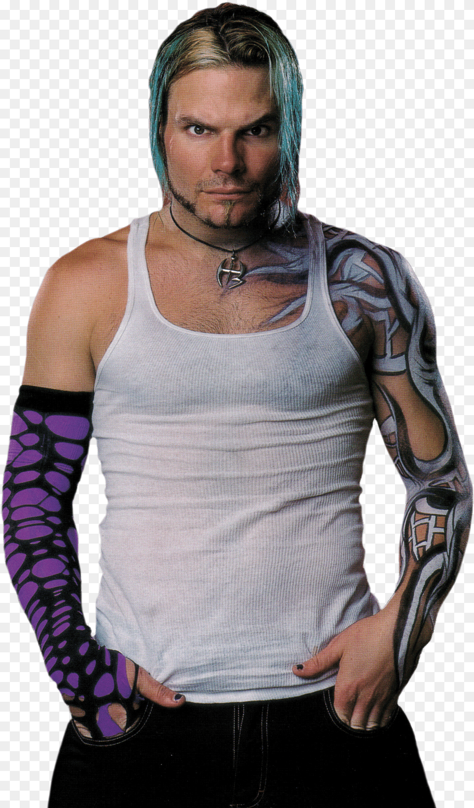 Jeff Hardy Renders De Jeff Hardy, Clothing, Undershirt, Tattoo, Skin Png Image