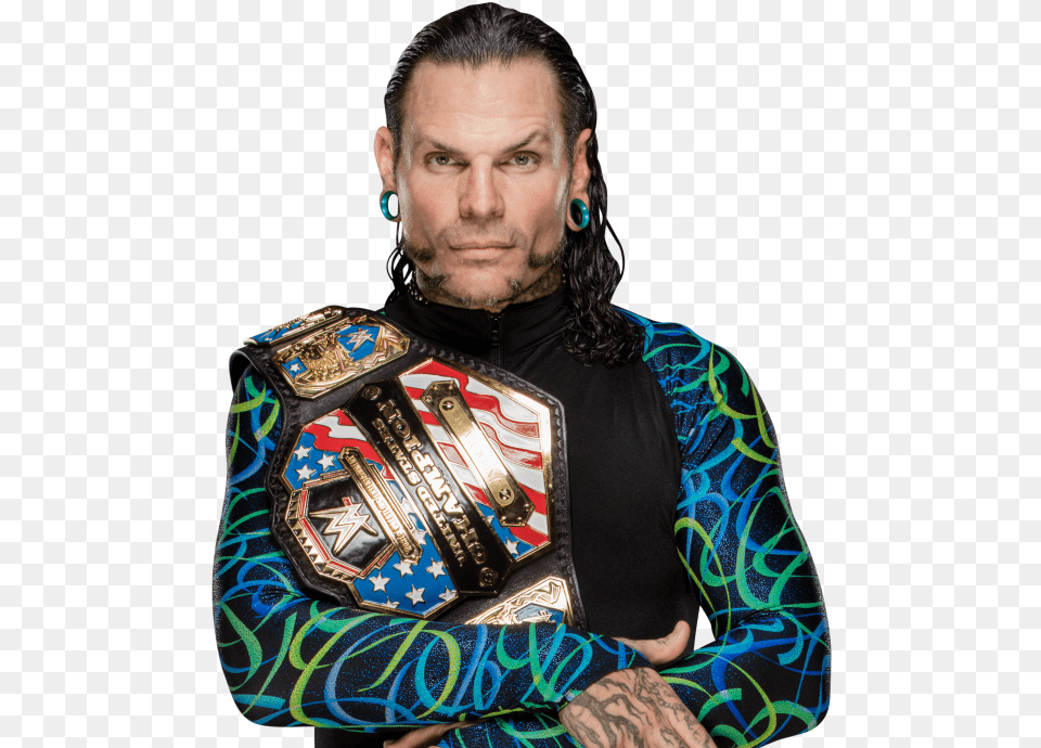 Jeff Hardy United States Champion Render Jeff Hardy Us Champion, Accessories, Skin, Person, Tattoo Free Transparent Png