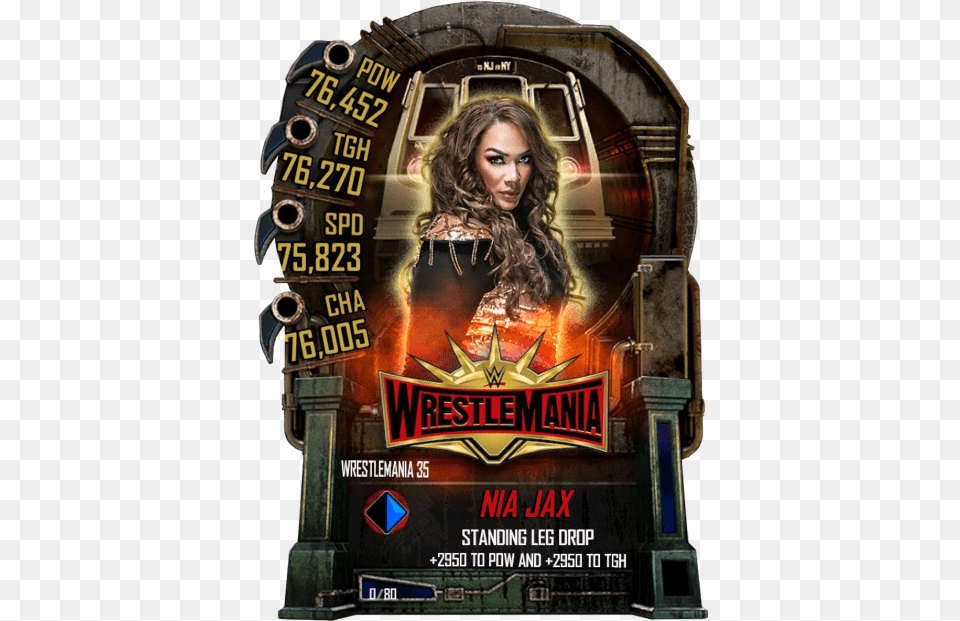 Jeff Hardy Wwe Supercard, Advertisement, Poster, Adult, Female Free Png Download