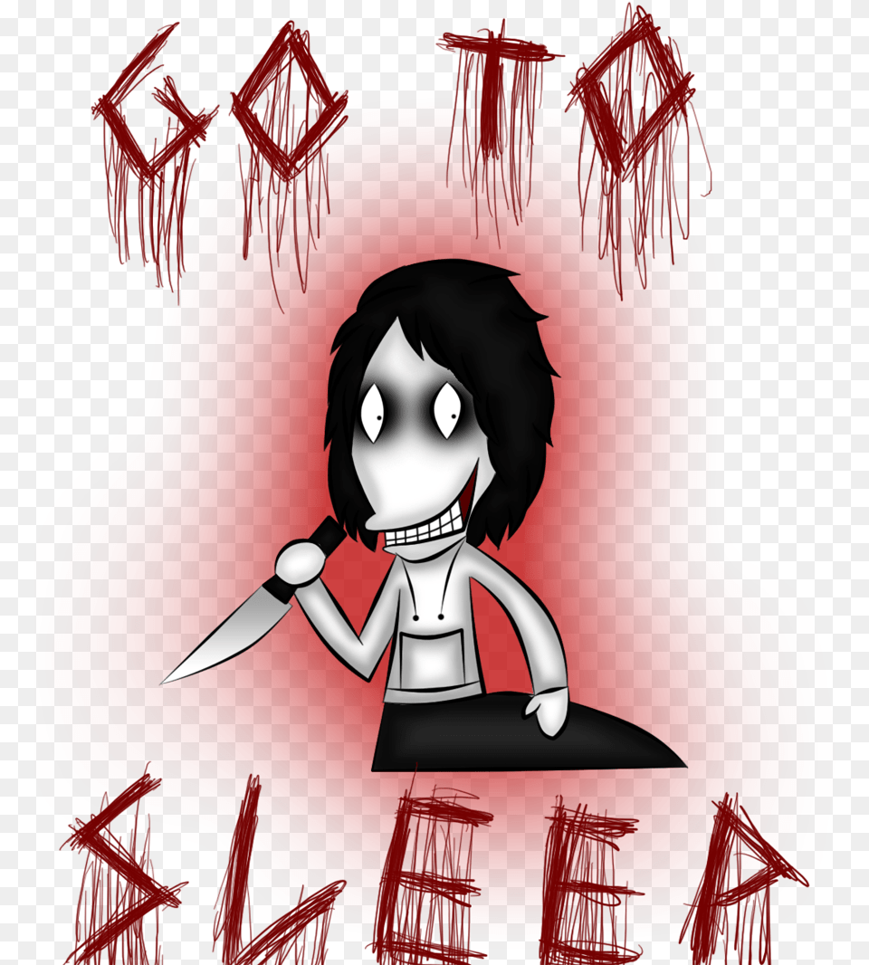 Jeff The Killer In Worms Style Ilustrasi Kartun Pembunuhan, Baby, Person, Book, Comics Free Transparent Png