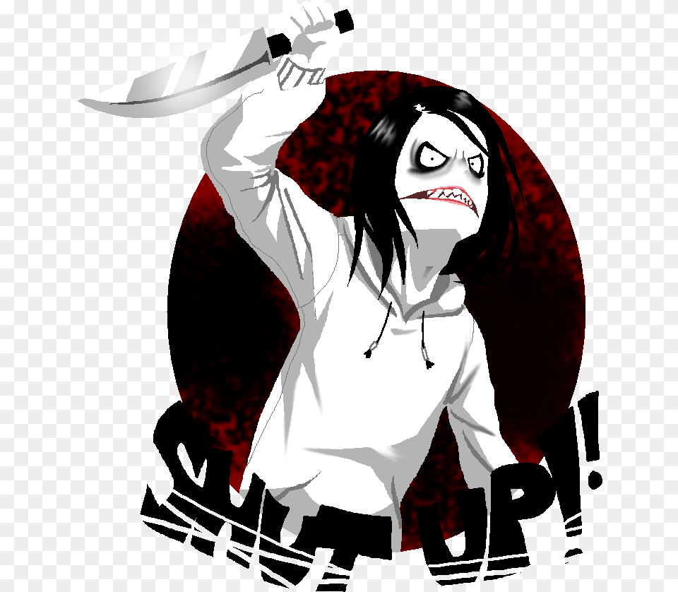 Jeff The Killer Is Not Kawaii By Tehcheychibi D4r82ey Jeff Killer, Adult, Publication, Person, Female Free Png Download