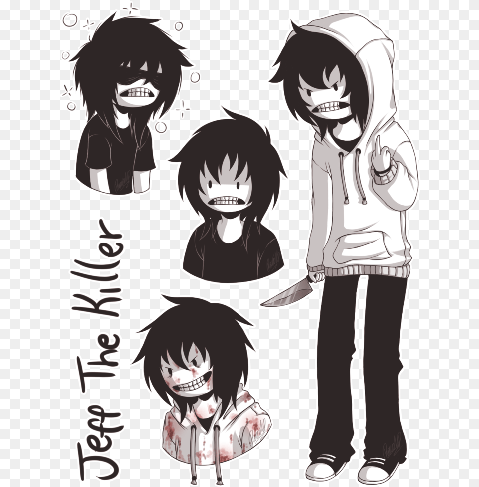 Jeff The Killer Jean, Book, Comics, Publication, Person Png