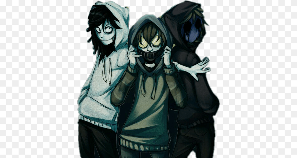 Jeff The Killer Ticci Toby Eyeless Jack, Book, Comics, Publication, Adult Png