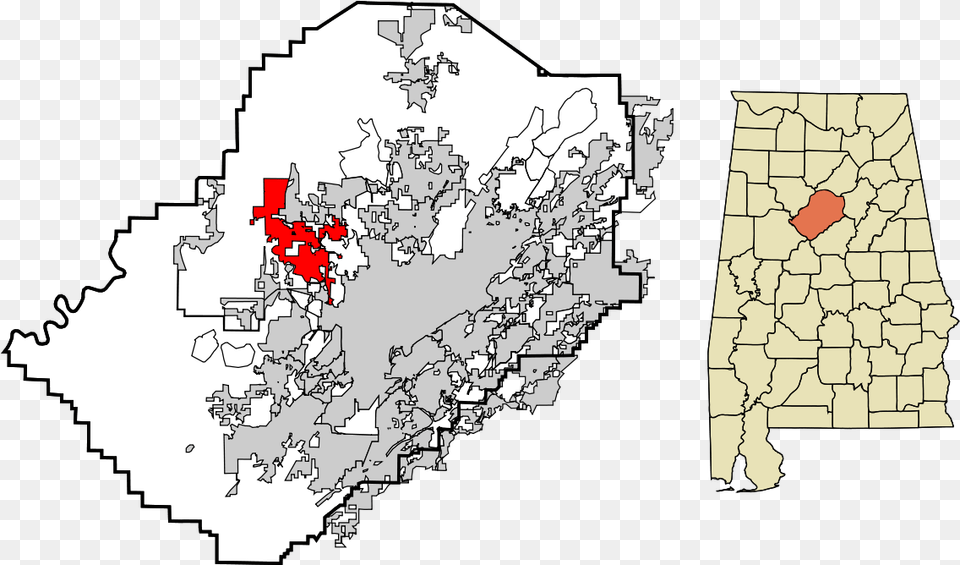 Jefferson County Bessemer Cutoff Map, Chart, Plot, Atlas, Diagram Free Png Download