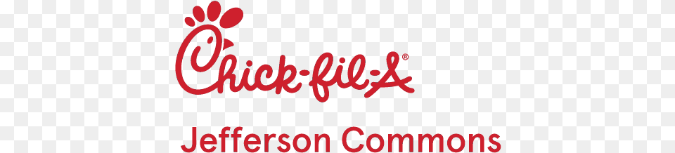 Jeffersoncommons Restaurant Logo Red Vertical Chick Fil A Transparent Logo, Text, Dynamite, Weapon Free Png