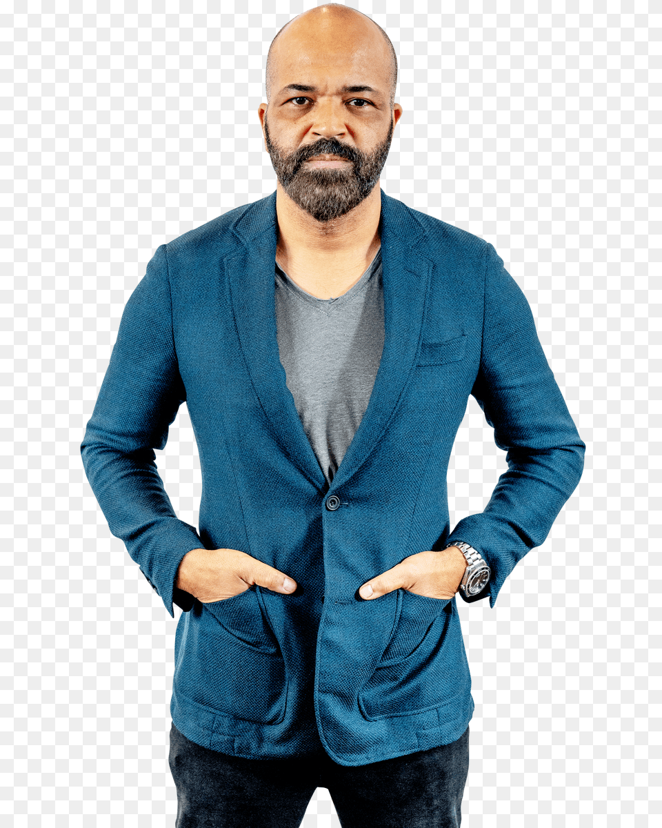 Jeffrey Wright On Hold The Dark And His Pal David Bowie, Blazer, Clothing, Coat, Jacket Free Png