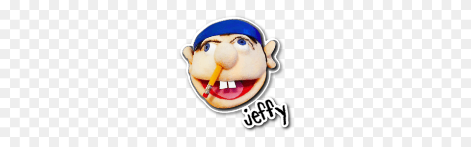 Jeffy Sticker, Head, Person, Face, Cap Free Transparent Png