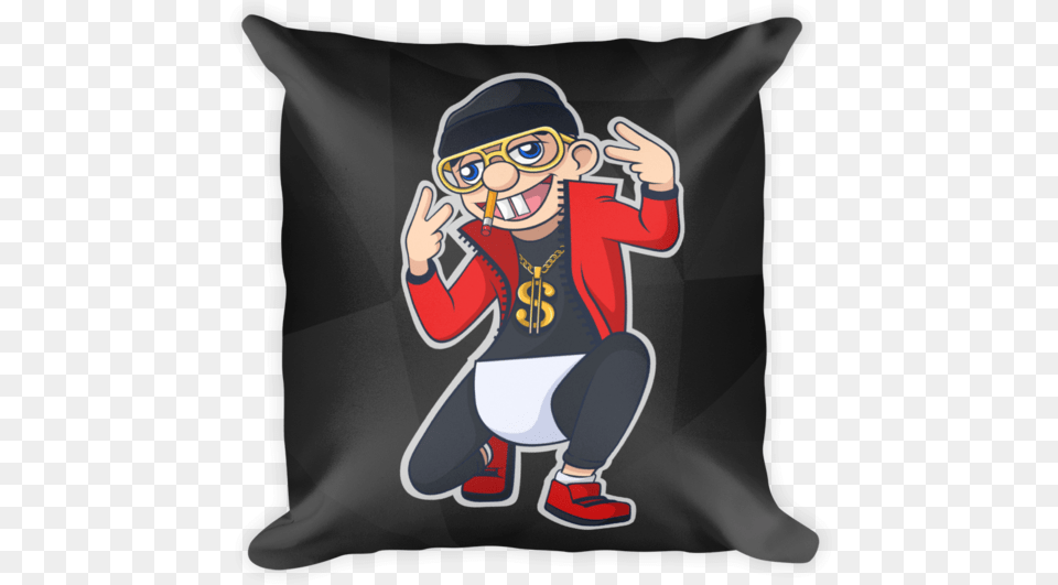 Jeffy The Rapper Pillow Square Pillow, Cushion, Home Decor, Person, Photography Png
