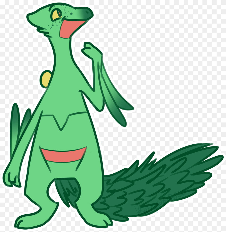 Jelica Gavrilovi My Sceptile Pc In A Tabletop Pokemon, Animal, Kangaroo, Mammal Free Png