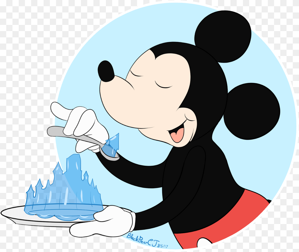 Jello Castle Pissing On Mickey Mouse, Cartoon, Nature, Outdoors, Snow Png Image