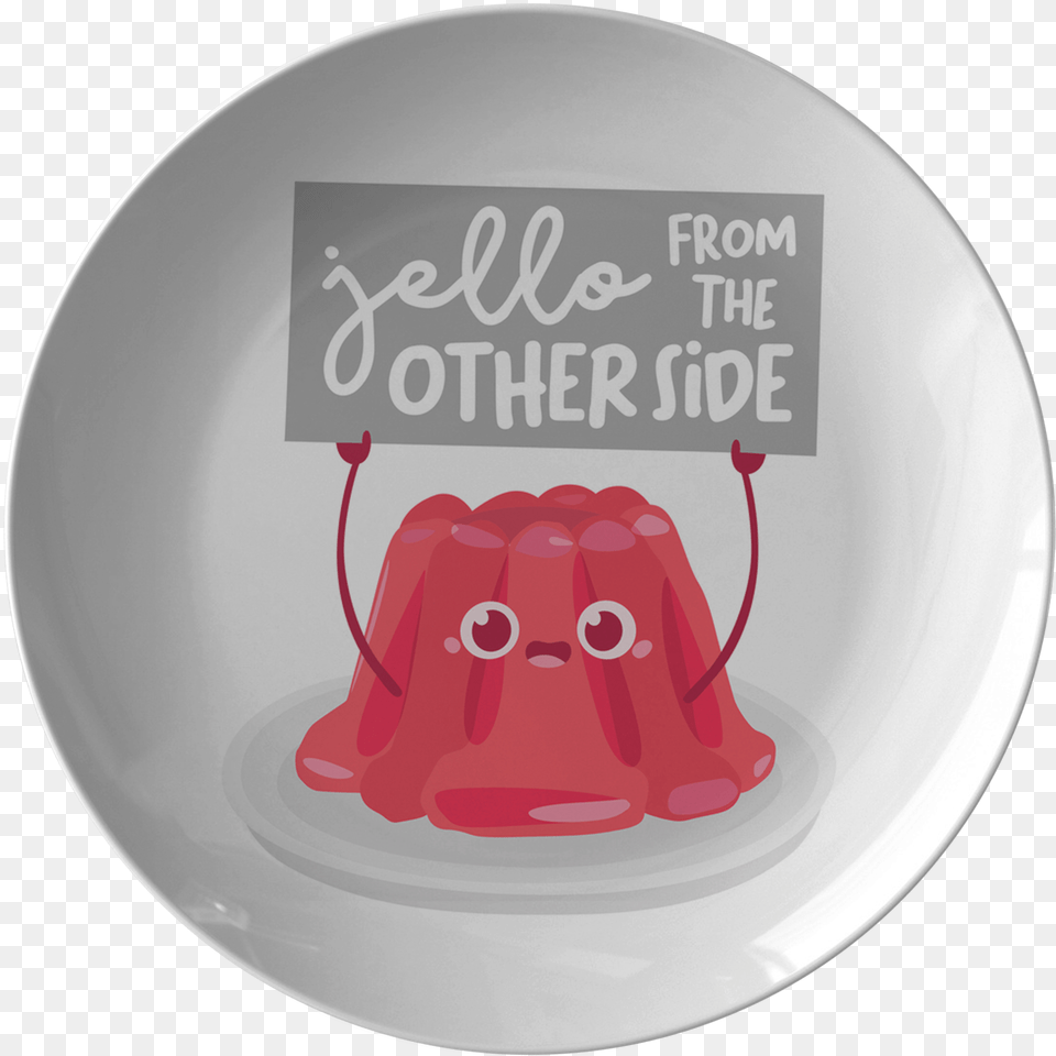 Jello From The Other Side, Food, Jelly, Plate, Birthday Cake Png Image