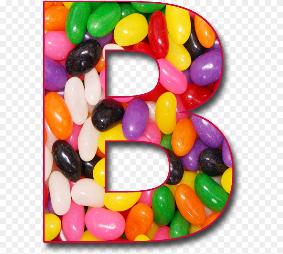 Jelly Bean Alphabet, Candy, Food, Sweets Png Image
