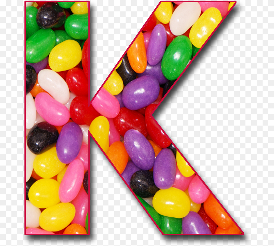 Jelly Bean Letter, Candy, Food, Sweets Png