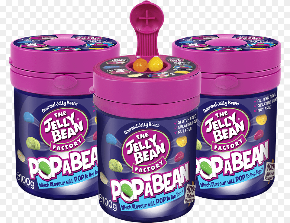 Jelly Bean Pop A Bean, Gum, Can, Tin, Food Png Image