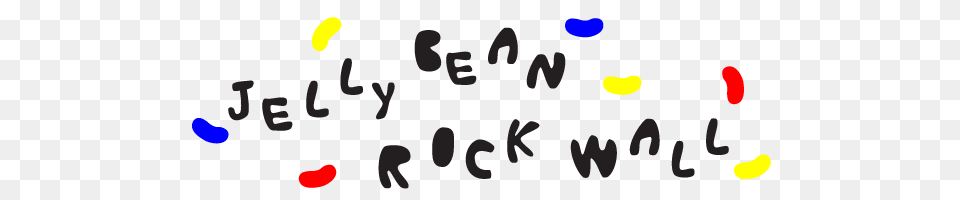 Jelly Bean Rock Wall Theming, Text Png