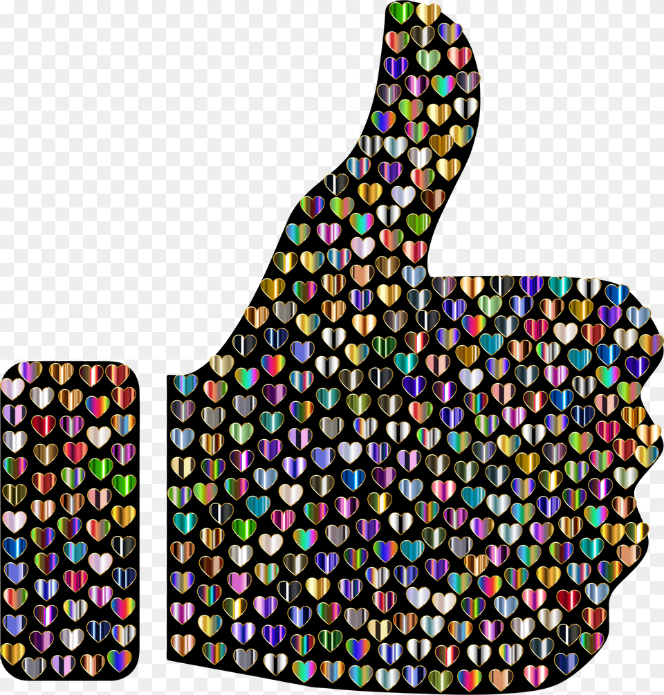 Jelly Beanthumb Signalthumb Thumbs Up Hearts, Accessories, Jewelry, Necklace, Art Free Png Download