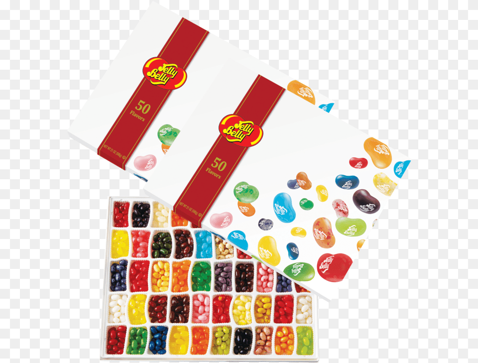 Jelly Belly 50 Flavor Gift Box, Food, Sweets Png Image