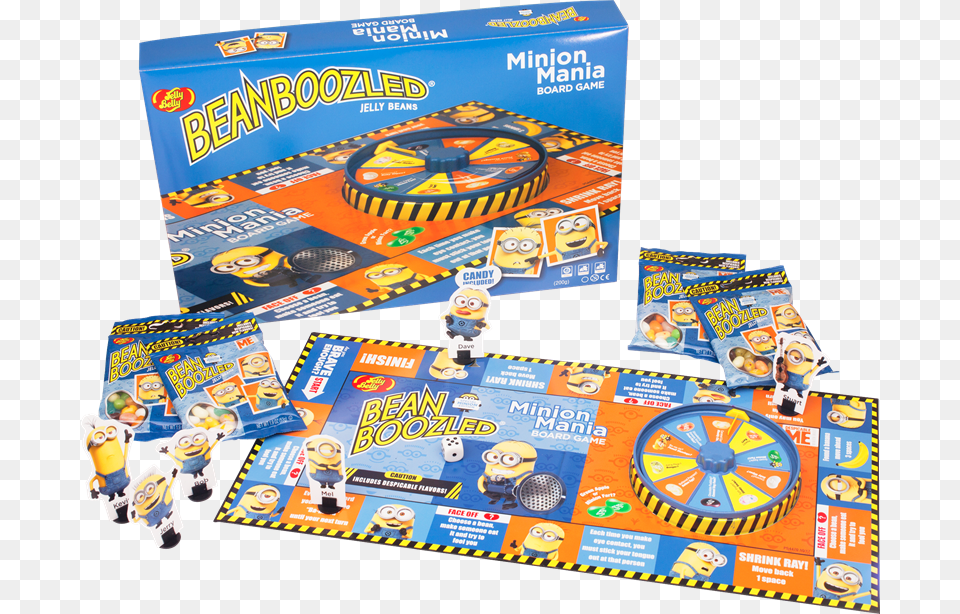 Jelly Belly Bean Boozled Minion Mania Board Game The Jelly Belly Candy Company, Machine, Wheel, Person Png