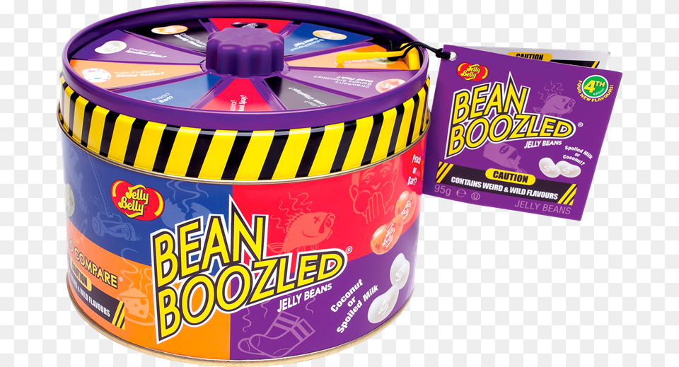 Jelly Belly Beanboozled Spinner Jelly Bean Game Jelly Belly Spinner Tin, Can, Business Card, Paper, Text Free Transparent Png